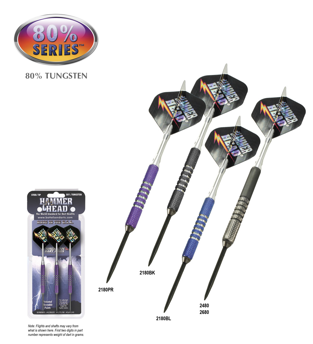 ADL Hammer Head® 80 Series Darts
