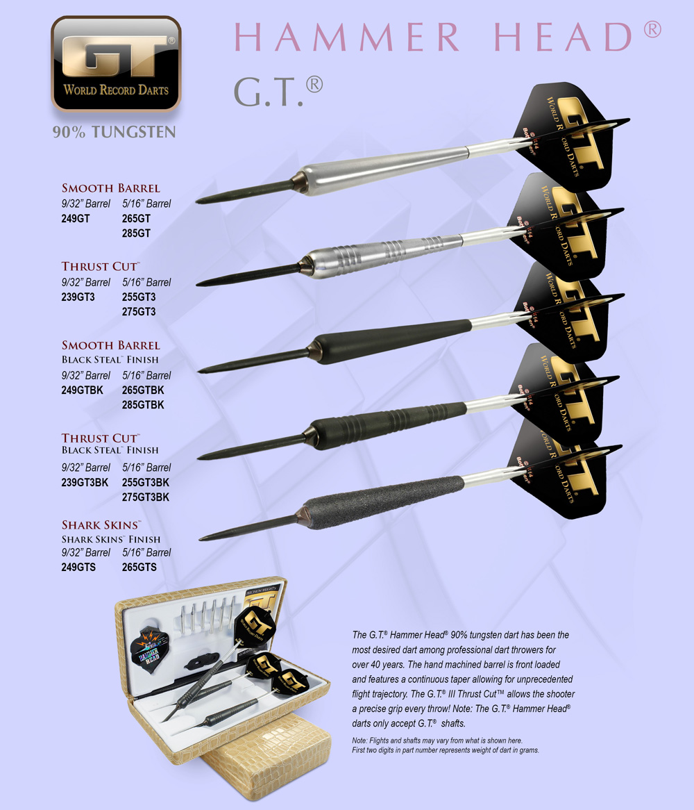 G.T.® Hammer Head® Darts