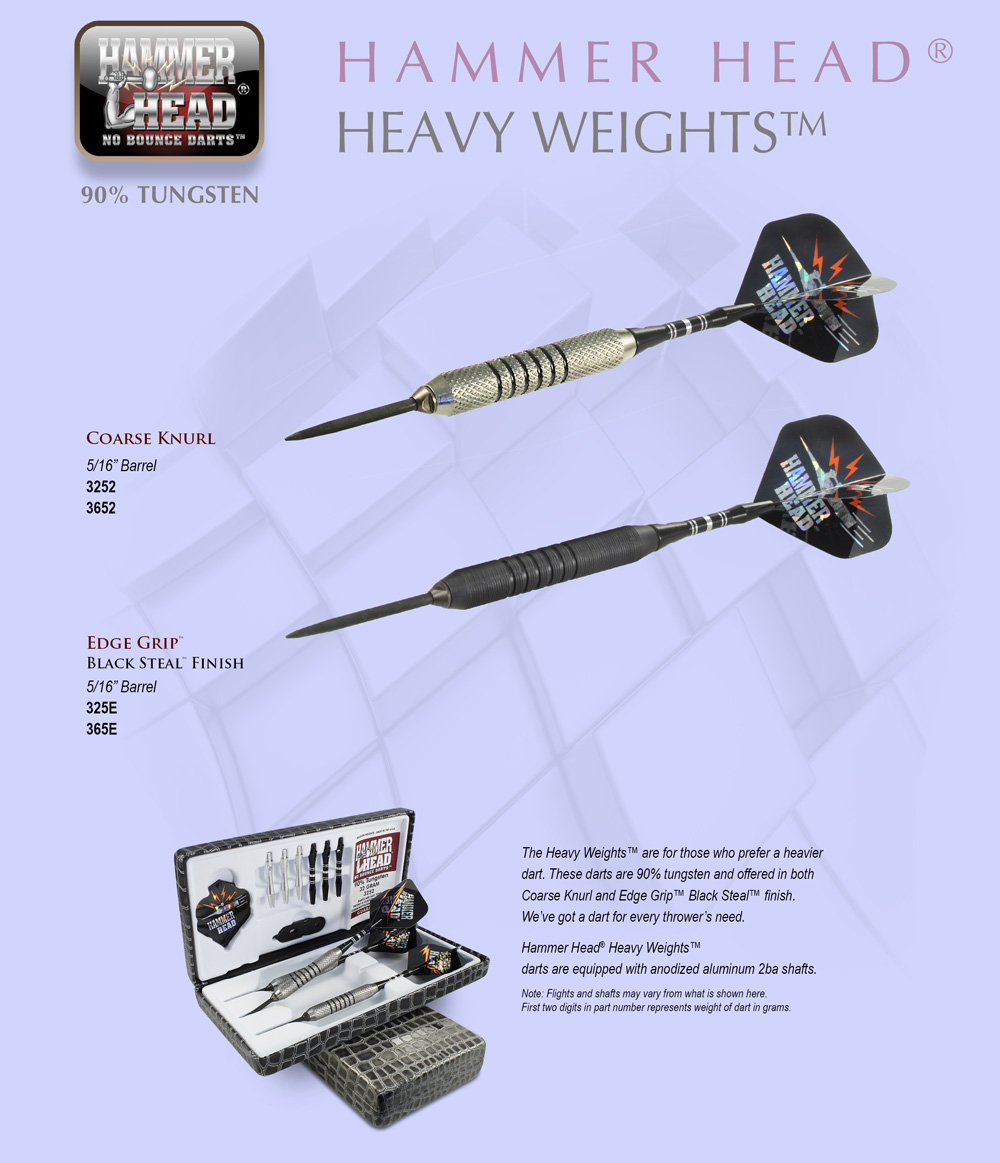 Hammer Head® Heavy Weights™ Darts