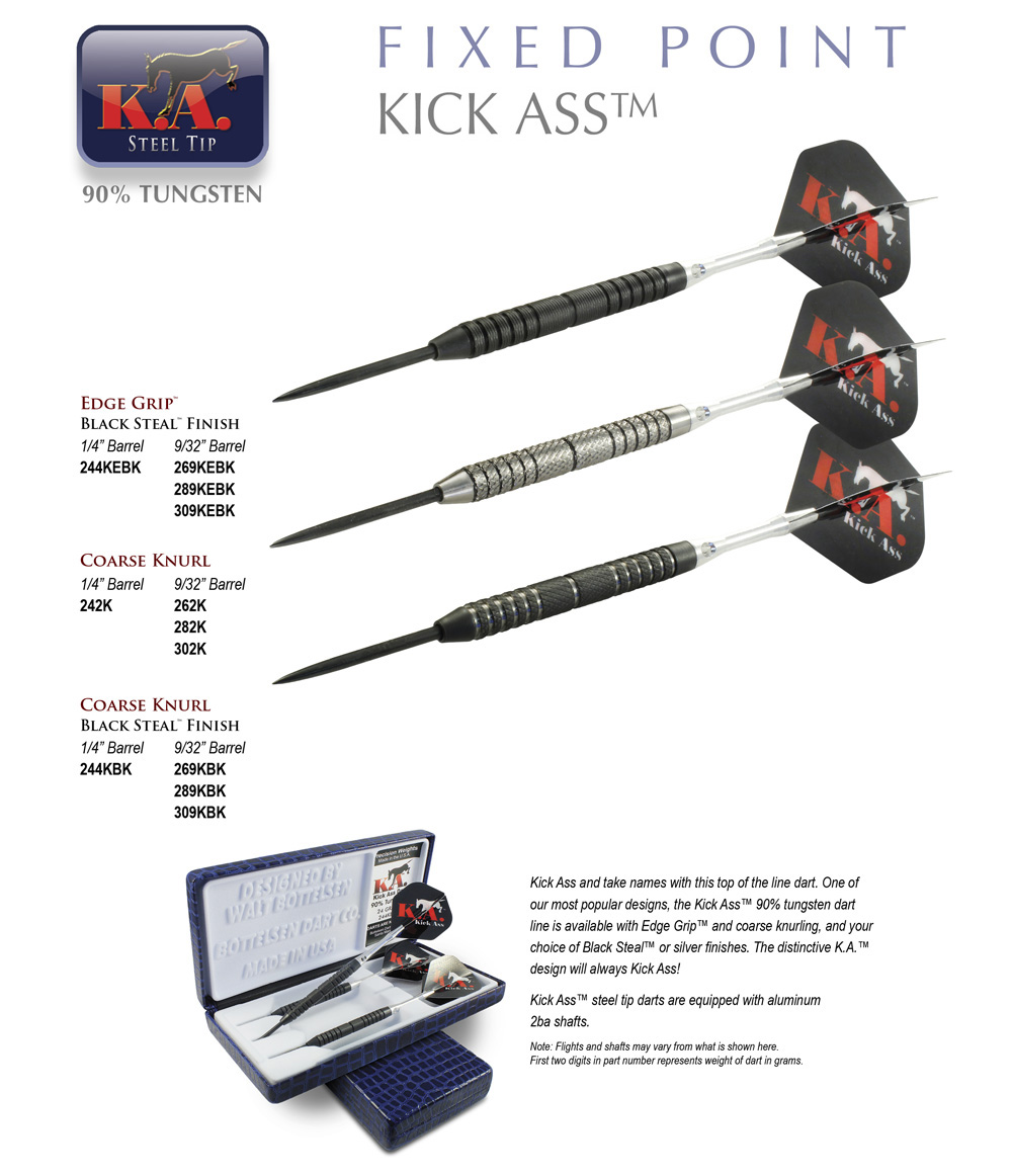 Kick Ass™ Steel Tip Darts