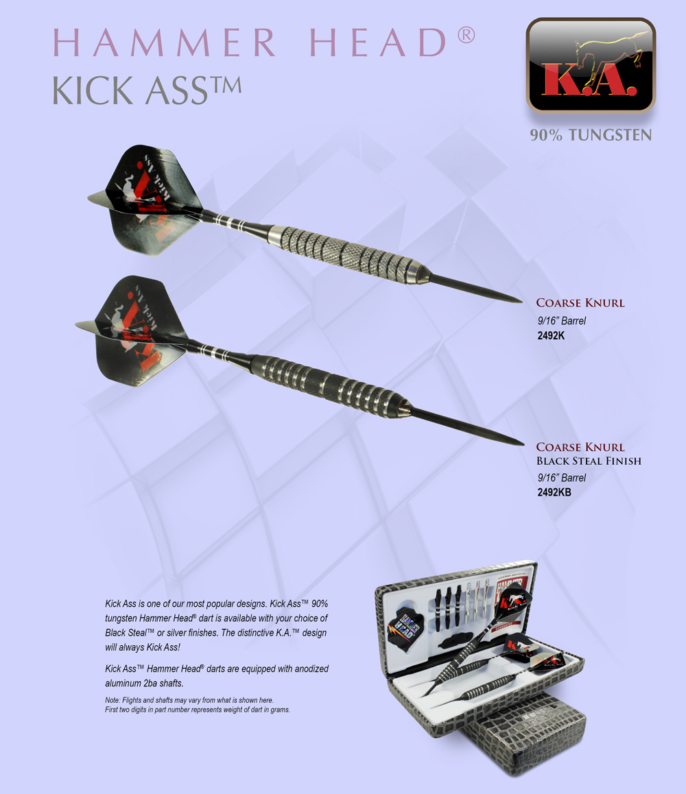 Kick Ass™ Hammer Head® Darts