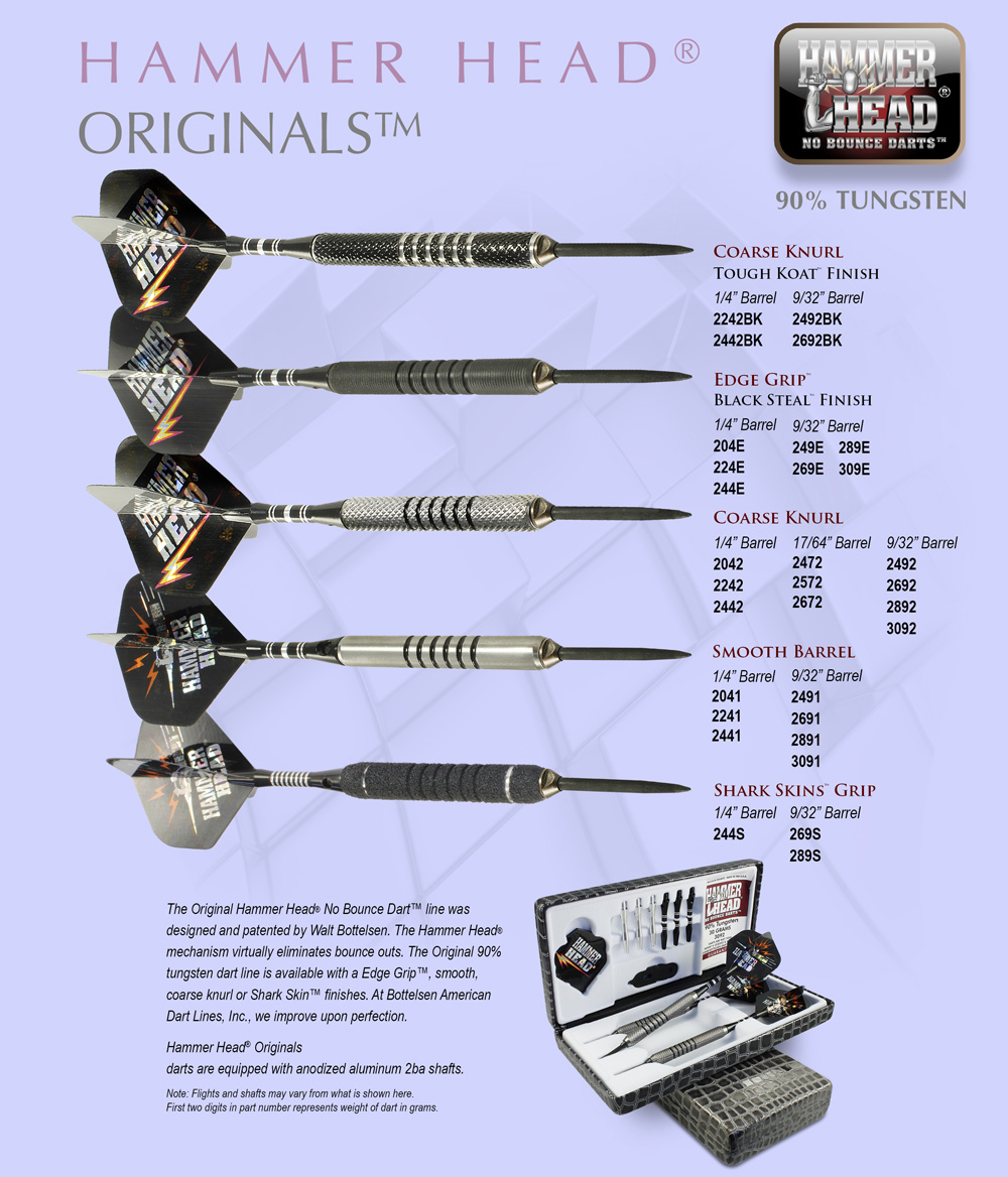 Hammer Head® Originals Darts