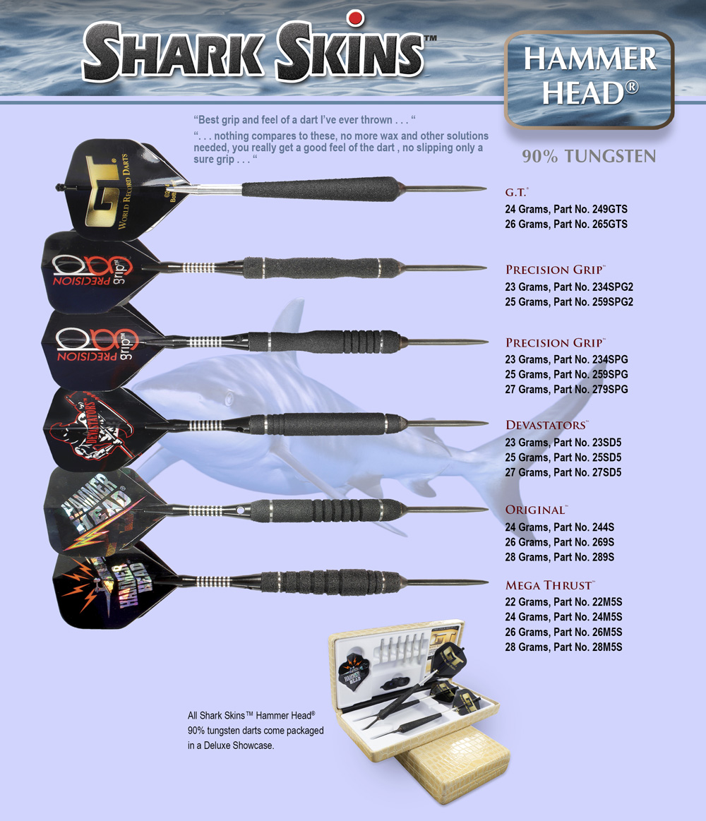 Shark Skins™ Hammer Head® Darts