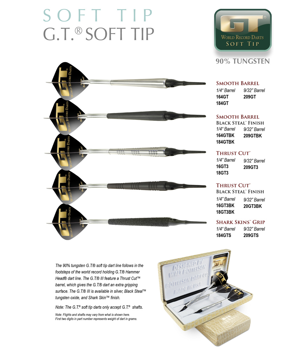 G.T.® Soft Tip Darts